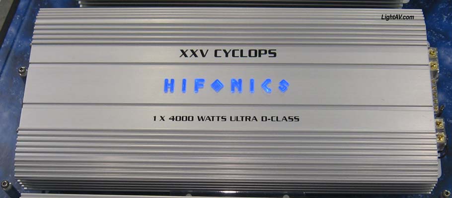 Hifonics XXV-Cyclops Class D 4000 Watt RMS at 1 Ohm Mono Amplifier