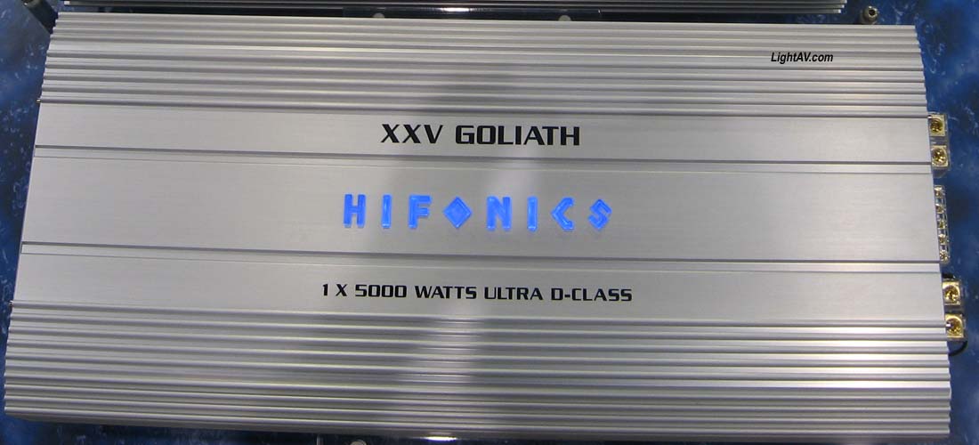 Hifonics XXV-Goliath Class D 5000 Watt RMS at 1 Ohm Mono Amplifier