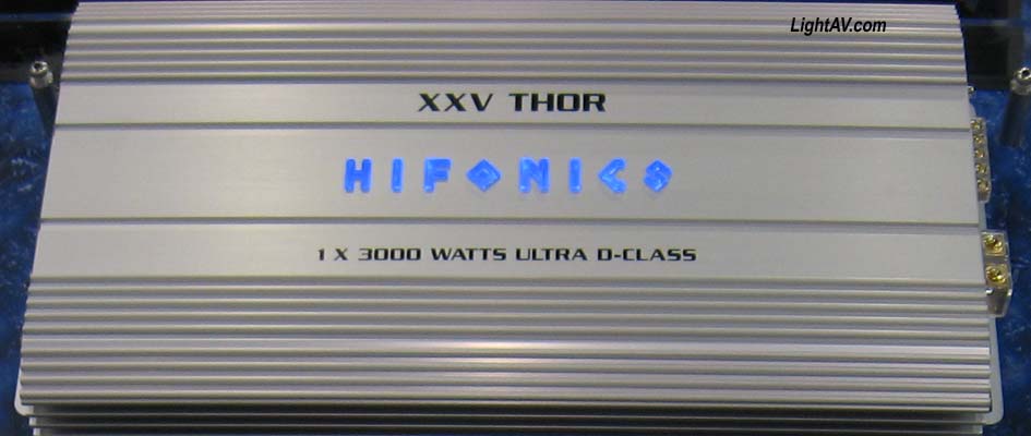 Hifonics XXV-Thor Class D 3000 Watt RMS at 1 Ohm Mono Amplifier