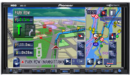 Pioneer DVD Navigation AVIC-Z2 7" Double DIN In-Dash HDD Navigation with Voice Recognition, 30GB HDD, 24 Bit D/A