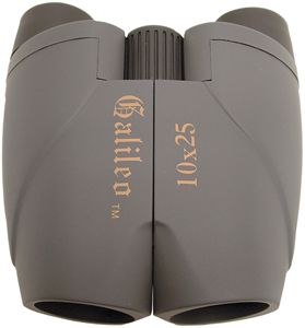 GALILEO DM-010 Compact BAK-4 Porro Prism Binoculars with Fully Multi-Coated Optics (10 x 25mm)
