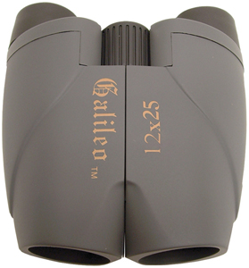 GALILEO DM-012 Compact BAK-4 Porro Prism Binocular with Fully Multi-Coated Optics (12x)