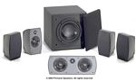 Pinnacle MB-5500 Micro Burst Series 3" 2-Way Center and Satellite Speaker Package with Subwoofer