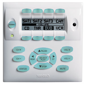 Xantech MRC88KPW Keypad for MRC88 Available in White, Almond, Ivory, and Black